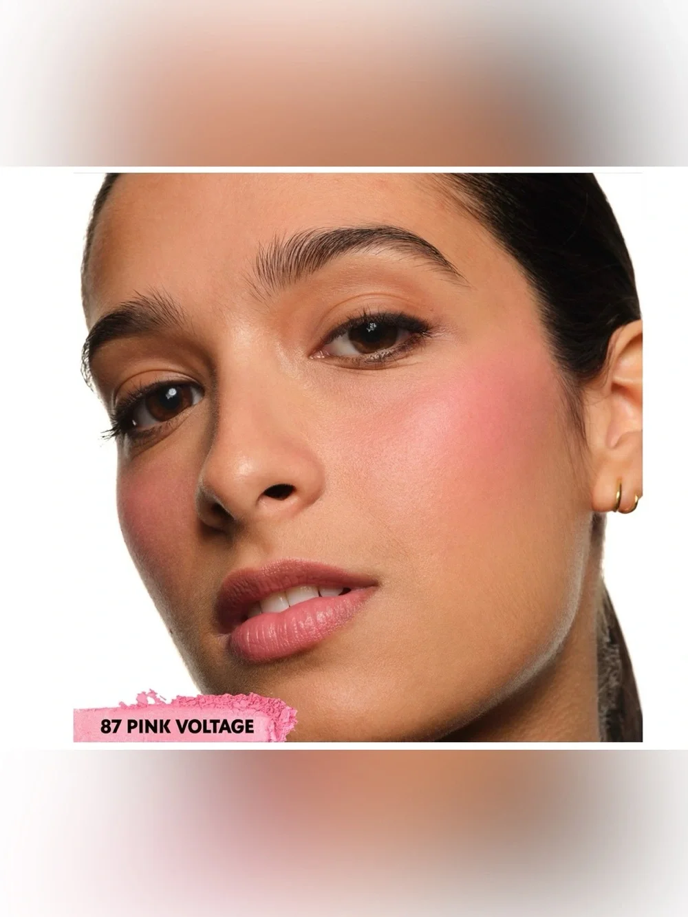 YSL Make me Blush 24H Buildable Powder Blush in shade 87 Pink Voltage
